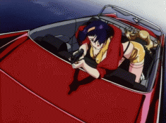 Faye Valentine and Julia from Cowboy Bebop