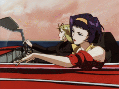 Faye Valentine and Julia from Cowboy Bebop