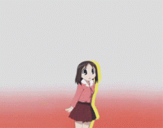 Azumanga Daioh opening titles animated GIF