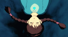 Castle in the Sky – Sheeta floating – animated GIF