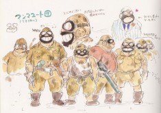 Character design sketches from Hayao Miyazaki’s Porco Rosso 紅の豚