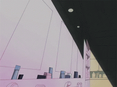 FLCL fight scene animated gif