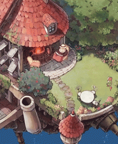 Howl’s Moving Castle animated gif ハウルの動く城