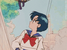 Luna cat is in the house! sailor moon animated gif