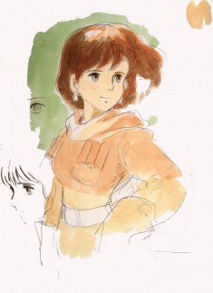 Nausicaä character design sketch