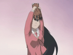 The joy of cats! Azumanga Daioh animated gif