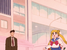 Usagi is always enthusiastic! sailor moon animated gif