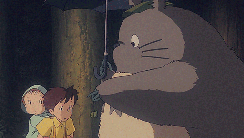 animated gif from Hayao Miyazaki’s My Neighbor Totoro