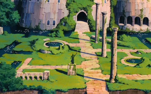 Some of the architecture seen in Castle in the Sky was inspired by a Welsh mining town. Miyazaki ...