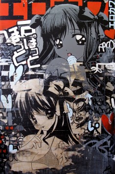 Graffiti by Hush: Doe-eyed Anime Girls