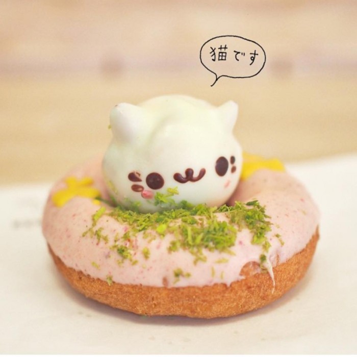 Japan Lover Me – Cat donut from Koenji <3  Photo by JapanLover…