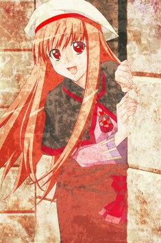 Out of nowhere by zombieusagi – Spice and Wolf iPhone & iPad Wallpapers