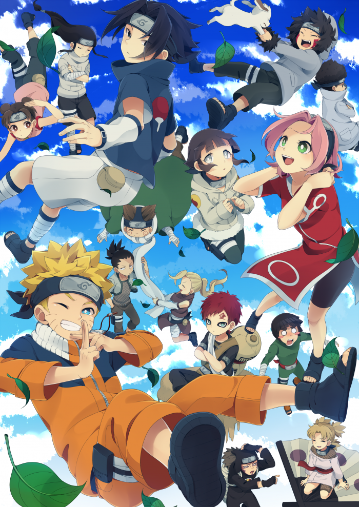Naruto with the gang! HOLY SMOKES