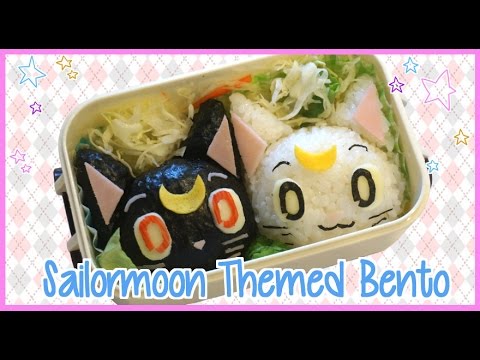 Sailormoon Themed Bento (ft LittlesurprisesYT)　セーラームーンキャラ弁 の作り方 – YouTube Video