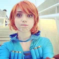 Nausicaä cosplay selfie back at SDCC – scribblebug on Instagram