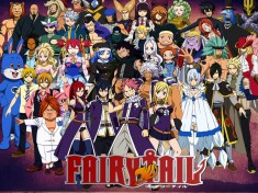 Fairy Tail フェアリーテイル – characters from the anime series