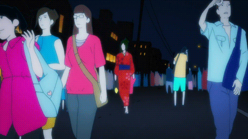animated gif from The Tatami Galaxy  四畳半神話大系