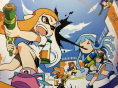 Illustration from a collaboration between Nintendo for their new game Splatoon and Masahiro Anbe ...