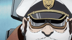 宇宙戦艦ヤマト2199 captain okita – Space Battleship Yamato 2199 animated gif