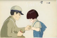 Cel painting from Grave of the Fireflies 火垂るの墓 1988 directed by Isao Takahata