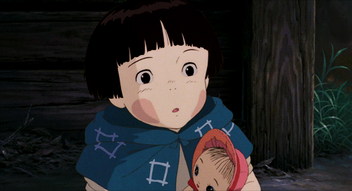 Grave of the Fireflies 火垂るの墓 1988 directed by Isao Takahata, Studio Ghibli – animated GIF