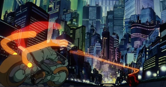 Neo-Tokyo scene from the film Akira