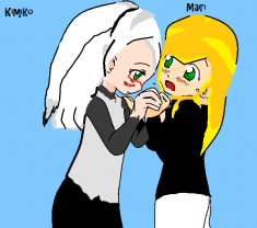 Kimiko and Mairi.
Mairi is a Tsundere Tomboy. Also, asexual and insecure about her well-being. K ...