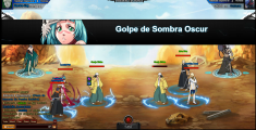 este juego se llama Bleach Saga Online esta totalmente en español y se trata sobre el anime llam ...