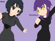 Anri and Koshino!
Koshino is my Durarara!! Oc