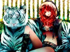 *puts Shela (my tiger) as I look up at you* What were you saying *smiles*