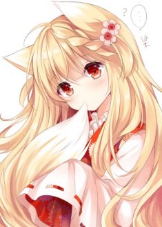 Anime girl fox
