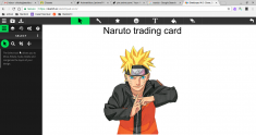 Naruto trading cards going to come out still working on it!

<