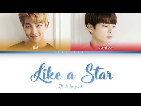 BTS RM x Jungkook – Like a Star [Color coded Han|Rom|Eng lyrics] – YouTube