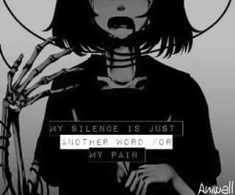 …silence…