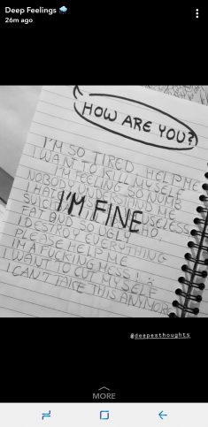 I’m fine