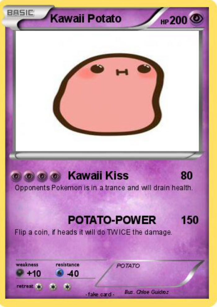 Kawaii potato Pokémon