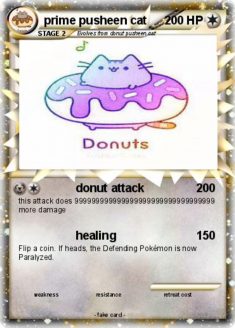 Magical rainbow donut pusheen pokemon