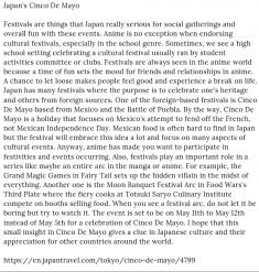 Japan’s Cinco De Mayo
Todd Wojnowski and Celebrate the cultures of Mexico and the Americas