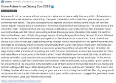 Voice Actors from Galaxy Con 2019 
Animated Characters with voices behind them and done by real  ...